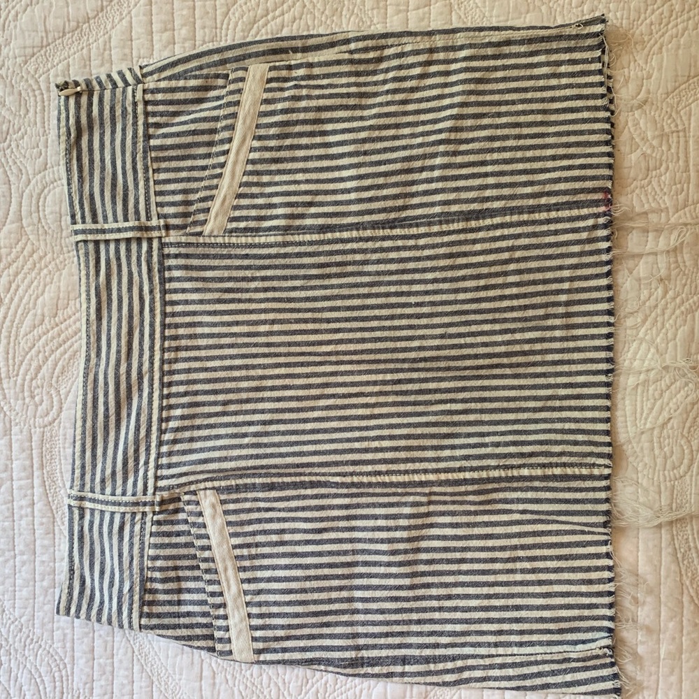 Blue and white skirt